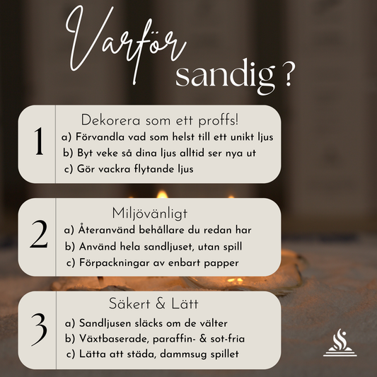 Sandljus med Doft